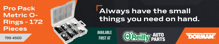 Pro Pack Metric O-Rings- Always have the small things you need on hand. Available first at O'Reilly Auto Parts.